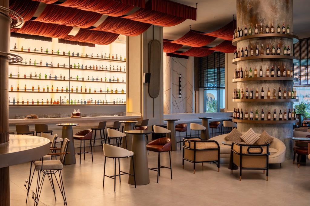 Mayfair barı — kokteyl atölyesinin yapıldığı alan